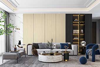 沈阳轻奢风格-客厅