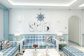 沈阳地中海风格-客厅