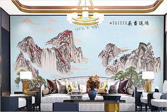 沈阳森佰汇航空纤维墙咔（鸿运当头）